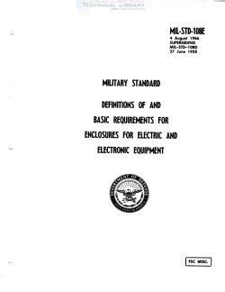 mil-spec electrical enclosures|mil standard 108e.